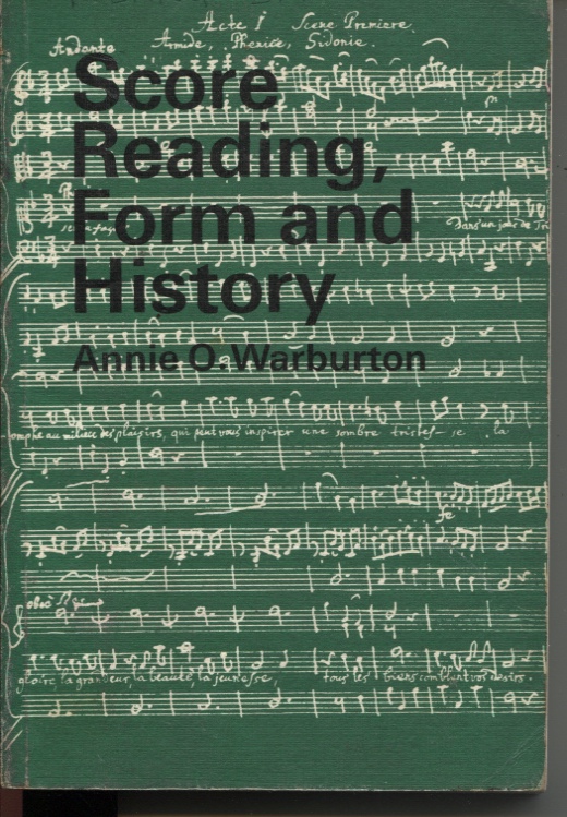 Image for SCORE READING, FORM AND HISTORY : A GUIDED MUSIC COURSE FOR SCHOOLS, BOOK IV