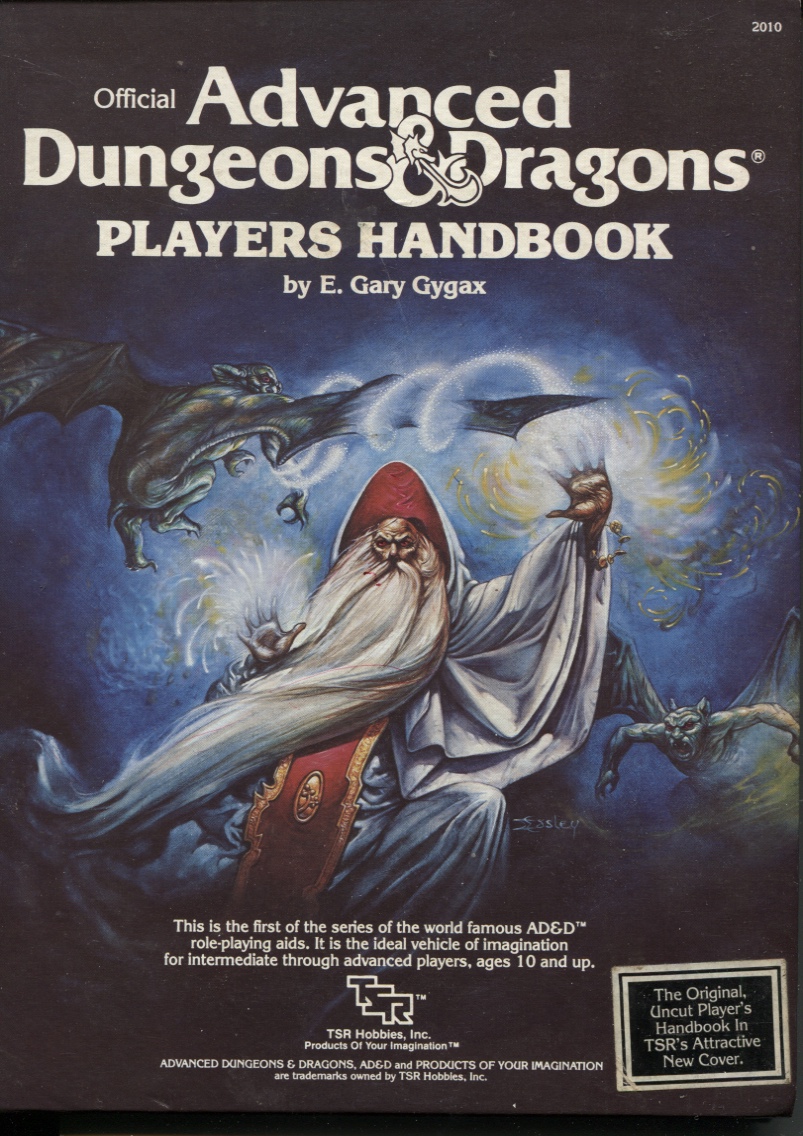 Image for Official Advanced Dungeons & Dragons Players Handbook Special Reference Work. a Compiled Volume of Information for Players of Advanced Dungeons & Dragons, Including: Character Racesm Classes and Level Abilities; Spell Tables and Descriptions; Equipment Costs; Weapons Data; and Information on Adventuring
